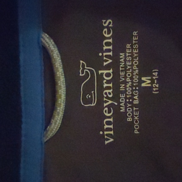 Boy's M (12/14) Vineyard Vines Heather Sweater 1/4 Zip Fleece - Picture 3 of 4